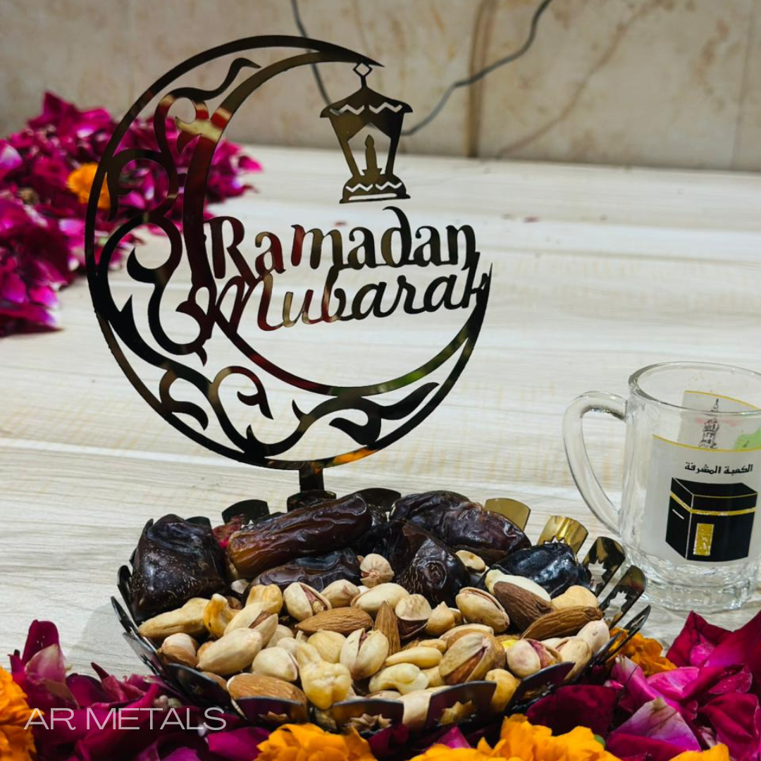 Small Stainless Steel Ramadan Dates Tray