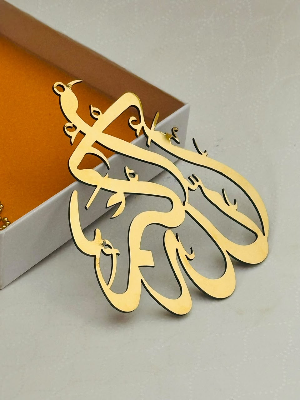 STAINLESS STEEL ALLAH CAR HANGING